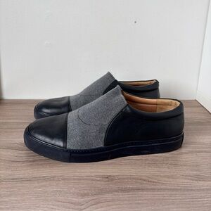 Dries Van Noten Shoes Leather Dark Navy / Grey Sz 45 / 12 US Authentic Leather